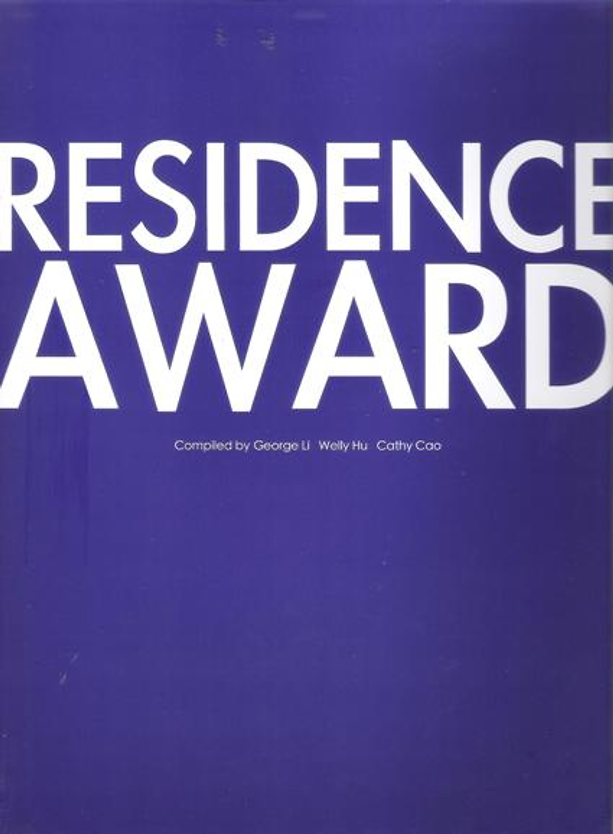 Residence Award 2012 - Hardcover